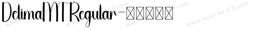 DelimaMT Regular字体转换